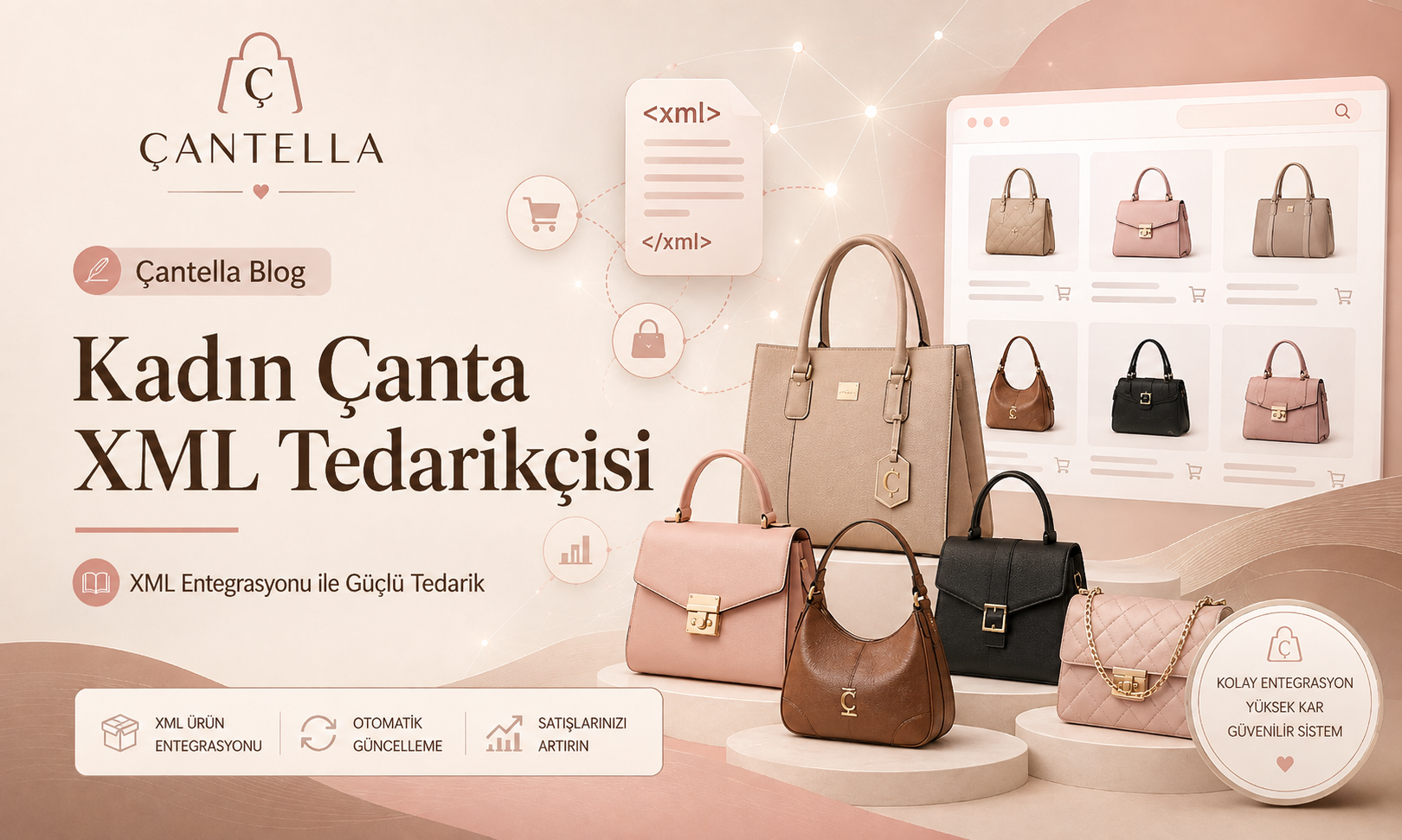 Kadın Çanta XML Tedarikçisi