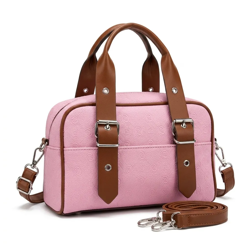 City Bloom Pembe Omuz Çantası